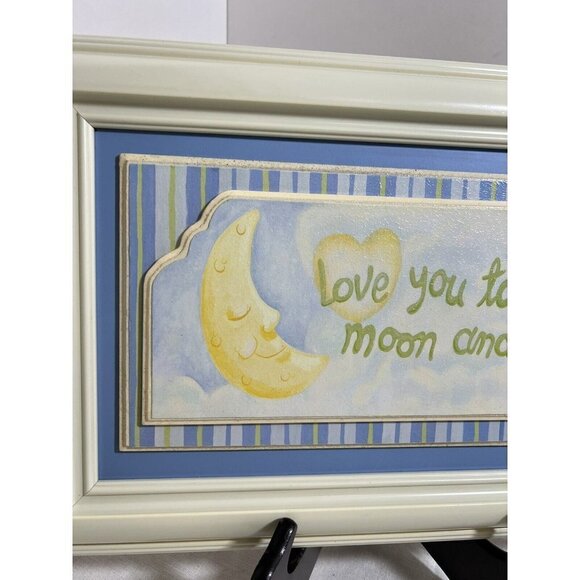Kids Wall Decor Love to the Moon and Back 11” x 17” Crystal Art Gallery - Picture 3 of 7